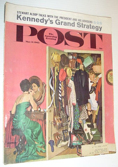 The Saturday Evening Post, March 31, 1962 *PHYLLIS DILLER / KENNEDY'S GRAND STRATEGY*