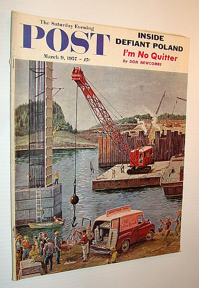 The Saturday Evening Post, March 9, 1957 - Victor Borge / Inside Defiant Poland / Don Newcombe