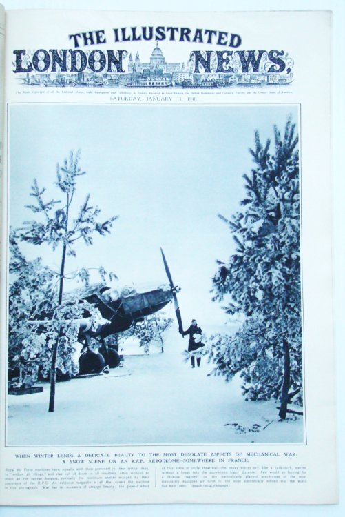 The Illustrated London News, January (Jan) 13, 1940 - British Maginot Section Under Fire / The Grim War in Finland