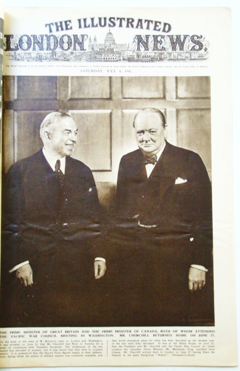 The Illustrated London News, July 4, 1942 - Huge Military Convoy Reaches India / Destruction in London and Malta