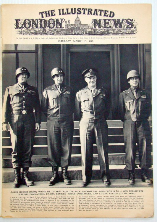 The Illustrated London News (ILN), March (Mar.) 17, 1945 - Captured Cologne / First Rhine Crossing