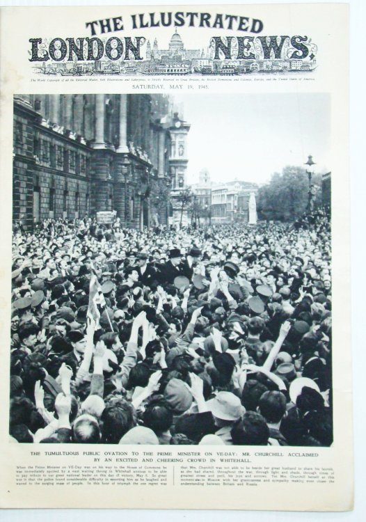 The Illustrated London News (ILN), May 19, 1945: VE-Day Celebrations!
