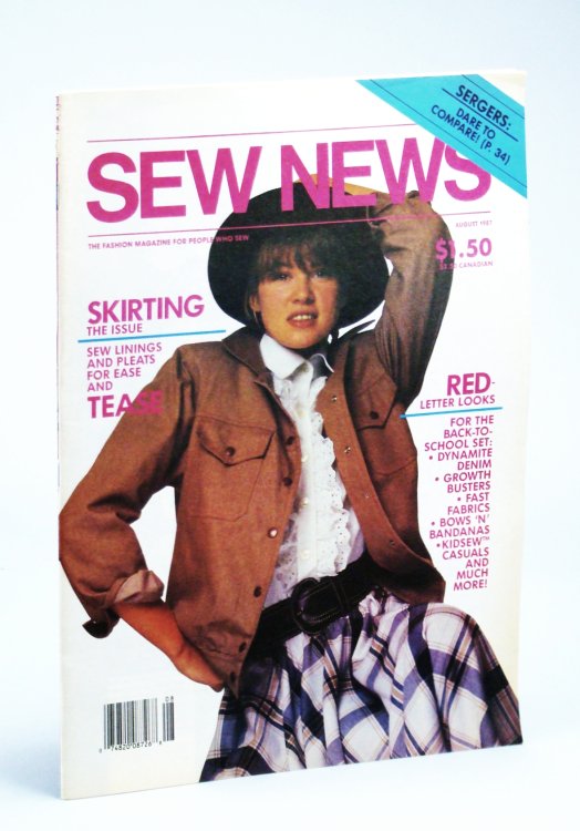 Sew News - The Fashion Magazine For People Who Sew, Number 59, August [Aug.] 1987 - Florence Eiseman