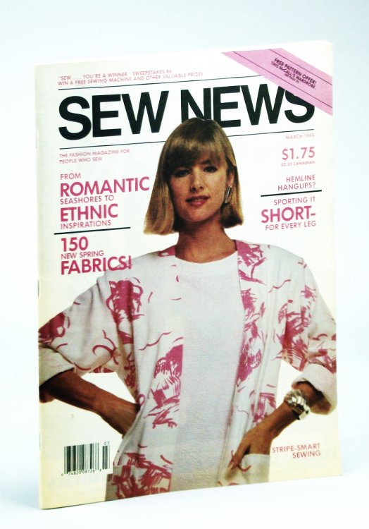 Sew News - The Fashion Magazine For People Who Sew, Number 66, March [Mar.] 1988 - Olympic Outfitters