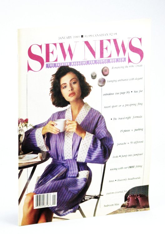 Sew News - The Fashion Magazine For People Who Sew, Number 76, January [Jan.] 1989 - The (Linda) MacPhee Difference