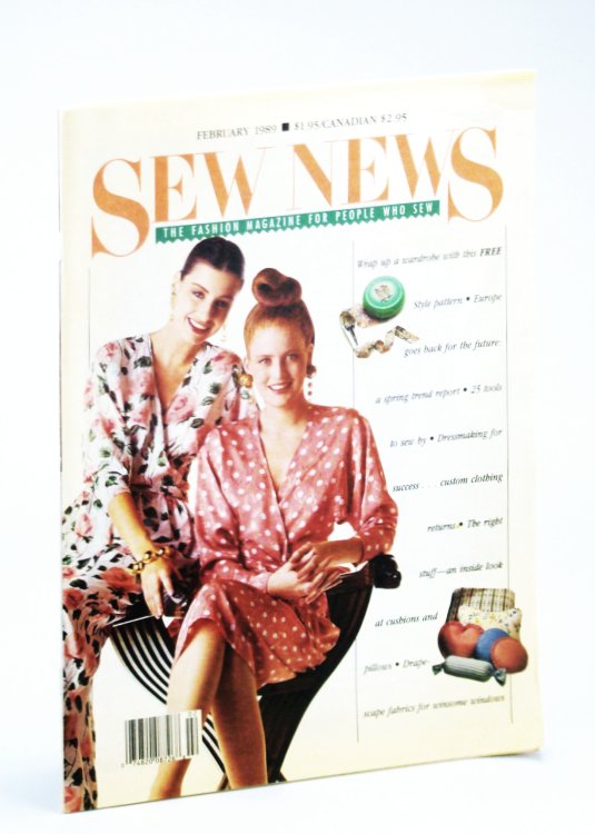 Sew News - The Fashion Magazine For People Who Sew, Number 77, February [Feb.] 1989: June Tailor - First Lady of Pressing
