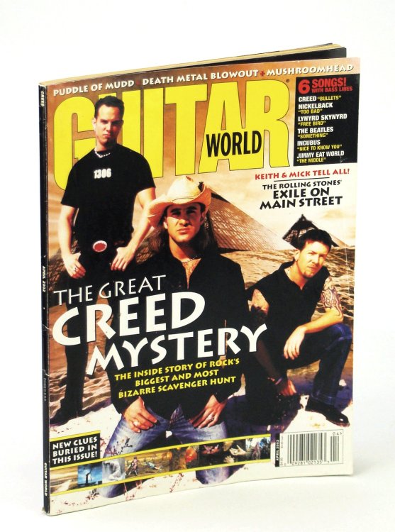 Guitar World Magazine, April [Apr.] 2002, Vol. 22, No. 4 - The Great Creed Mystery