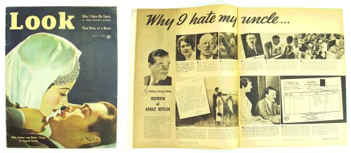 Look Magazine, July 4, 1939 - Why I Hate My Uncle, By Adolph Hitler's Nephew