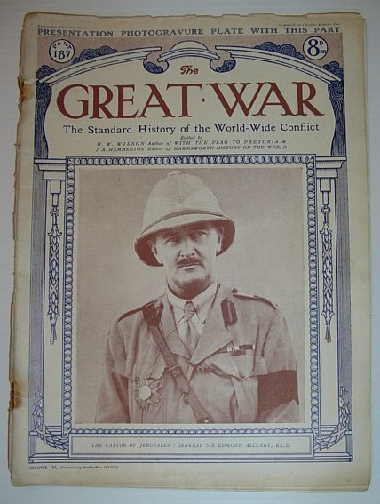 The Great War - The Standard History of the World-Wide Conflict, Part 187: March 16th, 1918 - Presentation Photogravure Plate with This Part