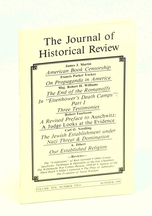 Image for The Journal of Historical Review, Summer 1990, Volume Ten, Number Two - In The Journal of Historical Review, Summer 1990, Volume Ten, Number Two - In