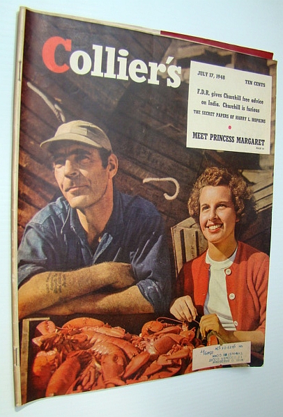 Collier's Magazine, July 17, 1948 - The American Express Company / Europes Hordes of Displaced Persons (DPs)