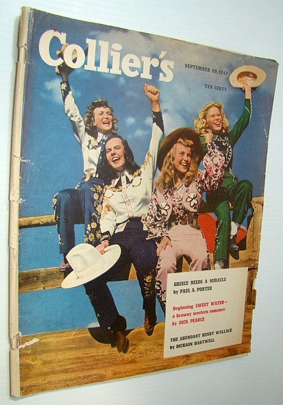 Collier's Magazine, September 20, 1947 - Greece Needs a Miracle / Challenges for the Movie Moguls