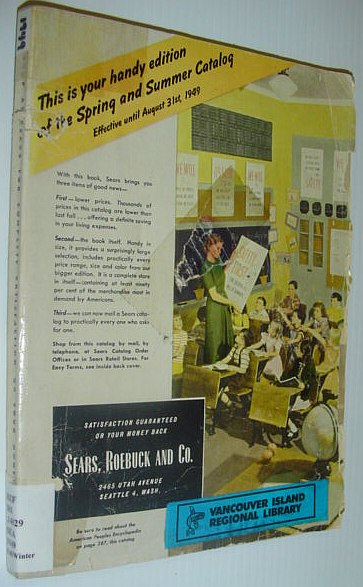Sears, Roebuck and Co.: 1949 'Handy Edition' of the Spring and Summer Catalog