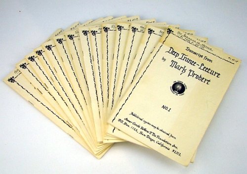 Image for Transcript From Deep Trance-Lecture: Complete Set in 14 (Fourteen) Booklets Transcript From Deep Trance-Lecture: Complete Set in 14 (Fourteen) Booklets