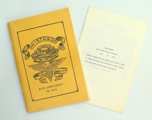 Bass River Village History 1765 to 1955 - Commemorating the 190th Anniversary of the Founding of Bass River, With Supplement to 1965 [Nova Scotia Local History]
