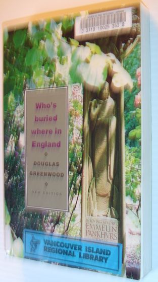 Who's Buried Where in England - New Edition