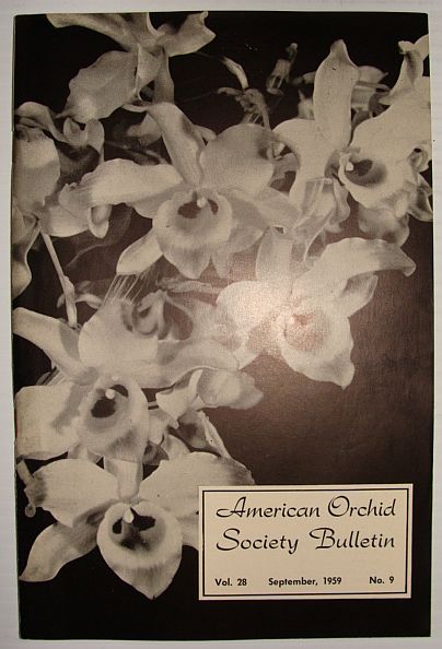 American Orchid Society Bulletin Vol. 28 September, 1959 No. 9