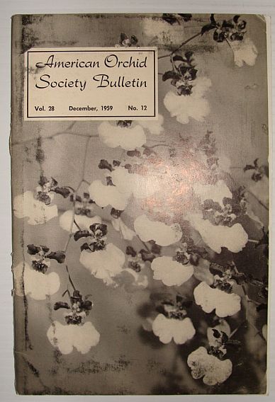 American Orchid Society Bulletin Vol. 28 December, 1959 No. 12