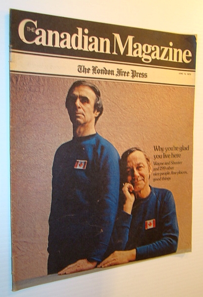 The Canadian Magazine, 14 June 1975 - Wayne and Shuster Cover