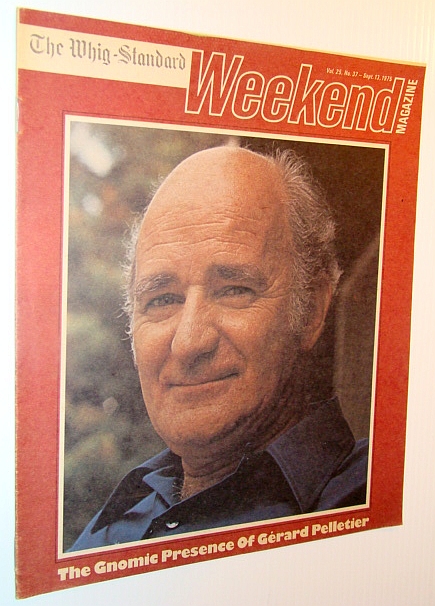 Weekend Magazine, 13 September 1975 (Canadian Newspaper Insert) - Gerard Pelletier Cover Photo