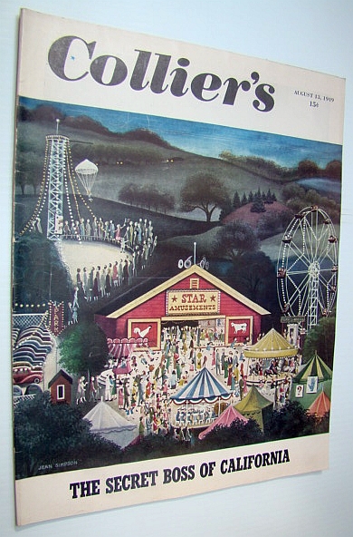Image for Collier's, The National Weekly Magazine, August 13, 1949 - Yogi Berra / Artie Samish Collier's, The National Weekly Magazine, August 13, 1949 - Yogi Berra / Artie Samish