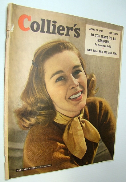 Collier's Magazine, April 24, 1948 - Mary Ann Atkins Cover Photo