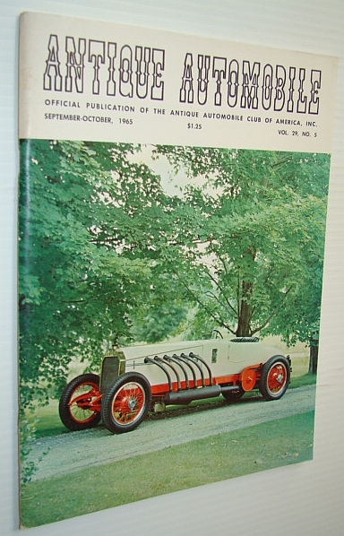 Antique Automobile Magazine - Official Publication of the Antique Automobile Club of America, Inc., September-October 1965 - 1921 Benz-Mercedes Racing Car Cover Photo