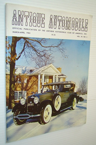 Antique Automobile Magazine - Official Publication of the Antique Automobile Club of America, Inc., March-April 1965 - 1928 Locke Bodied Lincoln Dual Cowl Cover Photo