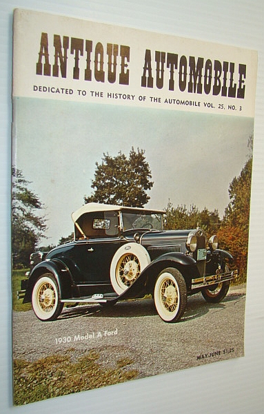 Image for Antique Automobile Magazine - Dedicated to the History of the Automobile, May-June 1961 Antique Automobile Magazine - Dedicated to the History of the Automobile, May-June 1961
