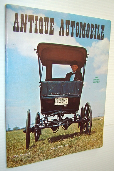 Image for Antique Automobile Magazine, August-September 1960 *Special Electric Vehicle Issue* Antique Automobile Magazine, August-September 1960 *Special Electric Vehicle Issue*