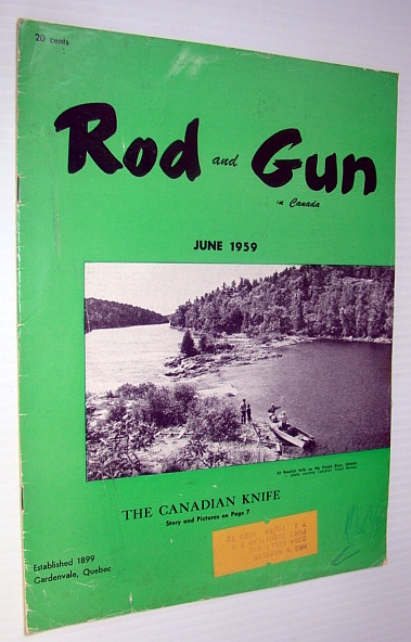 Rod & Gun in Canada Magazine, June 1959: The Canadian Knife