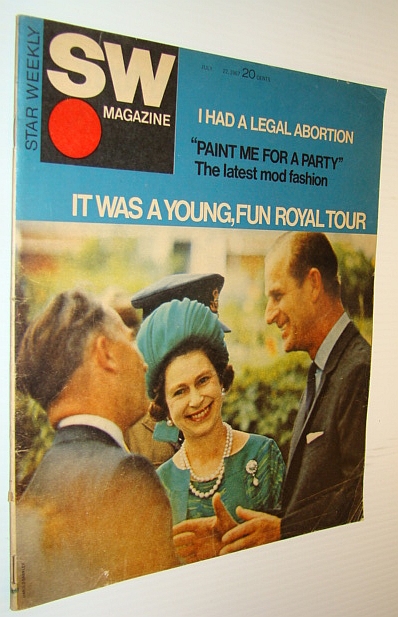 SW (Star Weekly) Magazine, July 22, 1967: Royal Tour/The Latest Mod Fashion/Golfer Ben Hogan