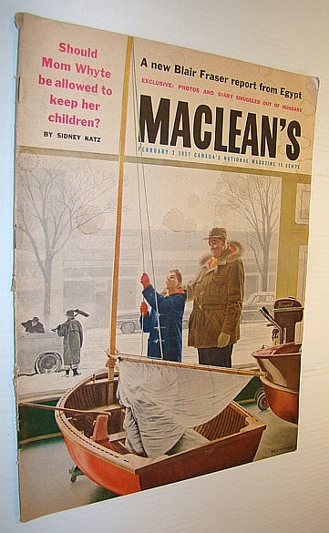 Maclean's, Canada's National Magazine, February 2, 1957: Will They Solve the Riddle of the Athabaska Tar Sands / Hungarian Revolution