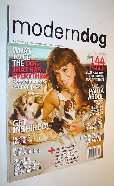 Image for Modern Dog Magazine Winter 2007 / 2008 - Paula Abdul Cover Photo Modern Dog Magazine Winter 2007 / 2008 - Paula Abdul Cover Photo