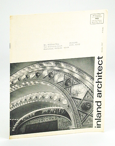 Inland Architect, Chicago Chapter, American Institute of Architects (AIA), October (Oct.) 1967 - Dankmar Adler and the Chicago Fire