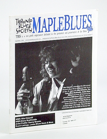 Image for Maple Blues Magazine, September (Sept.) 2006 - Rita Chiarelli Cover Maple Blues Magazine, September (Sept.) 2006 - Rita Chiarelli Cover
