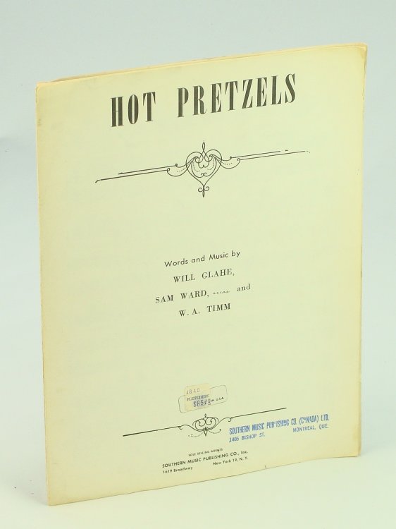 Hot Pretzels - Piano Sheet Music with Lyrics and Guitar Chords