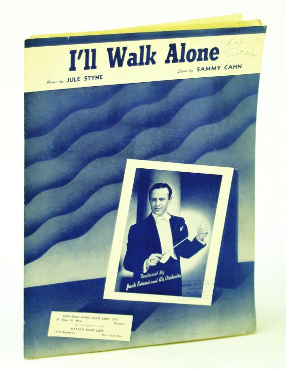 Image for I'll Walk Alone: Sheet Music for Piano with Lyrics and Guitar Chords I'll Walk Alone: Sheet Music for Piano with Lyrics and Guitar Chords
