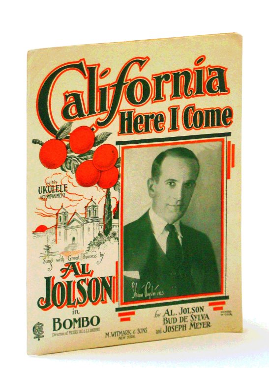 California Here I Come: Sheet Music for Piano and Voice with Ukulele Chords