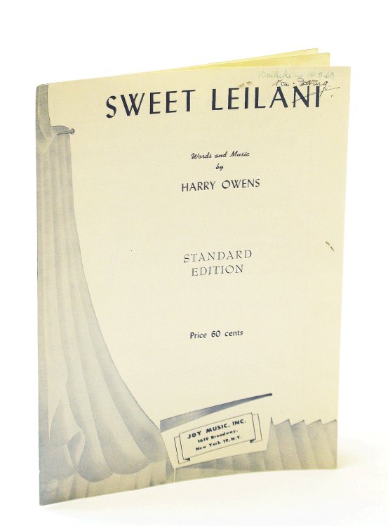Sweet Leilani (Lay-lay-nee): Sheet Music for Voice and Piano with Guitar Chords