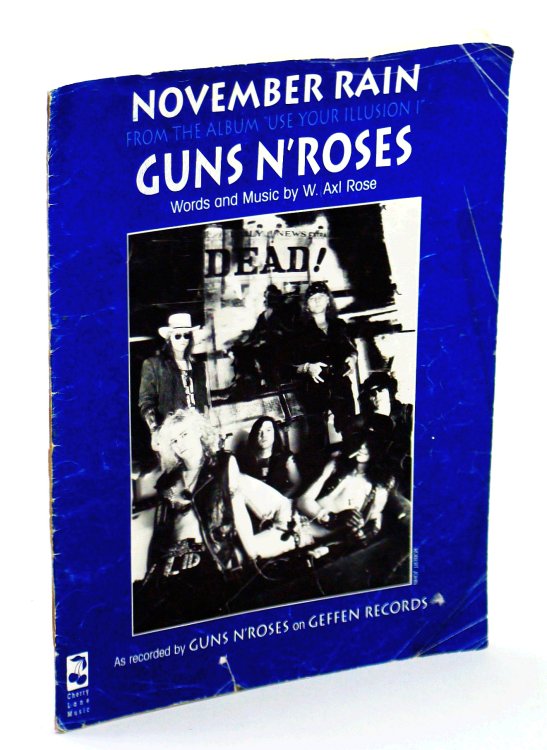 November Rain: Sheet Music for Piano with Lyrics and Guitar Chords