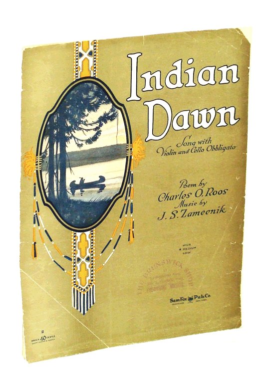Indian Dawn: Song with Violin and Cello Obbligato [Sheet Music - Medium]