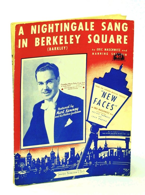A Nightingale Sang in Berkeley Square - Sheet Music for Voice and Piano with Guitar Chords