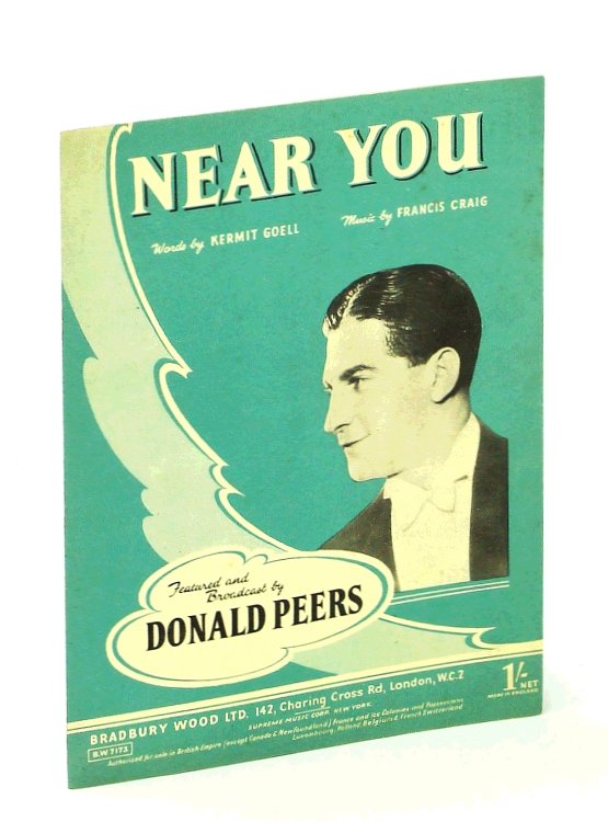 Near You - Sheet Music for Voice and Piano with Chords
