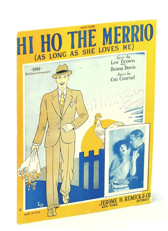 Hi Ho The Merrio (As Long As She Loves Me) - Sheet Music For Piano and Voice With Ukulele Chords