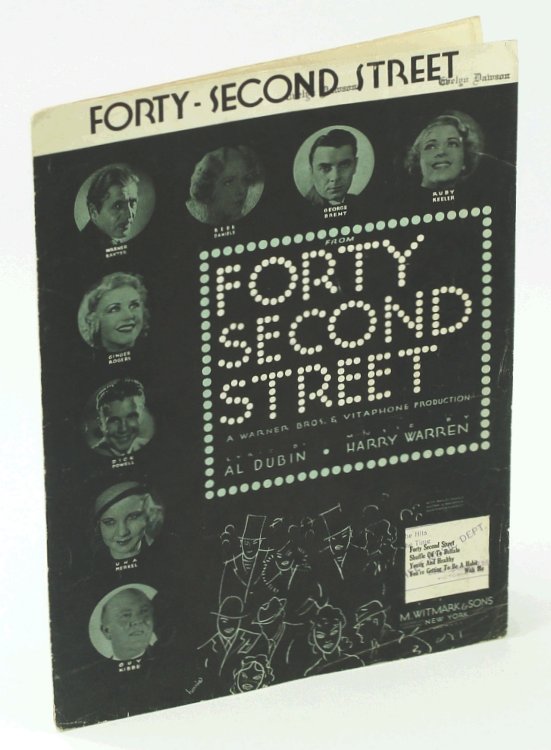 Forty-Second Street: Piano Sheet Music With Lyrics and Ukulele Chords