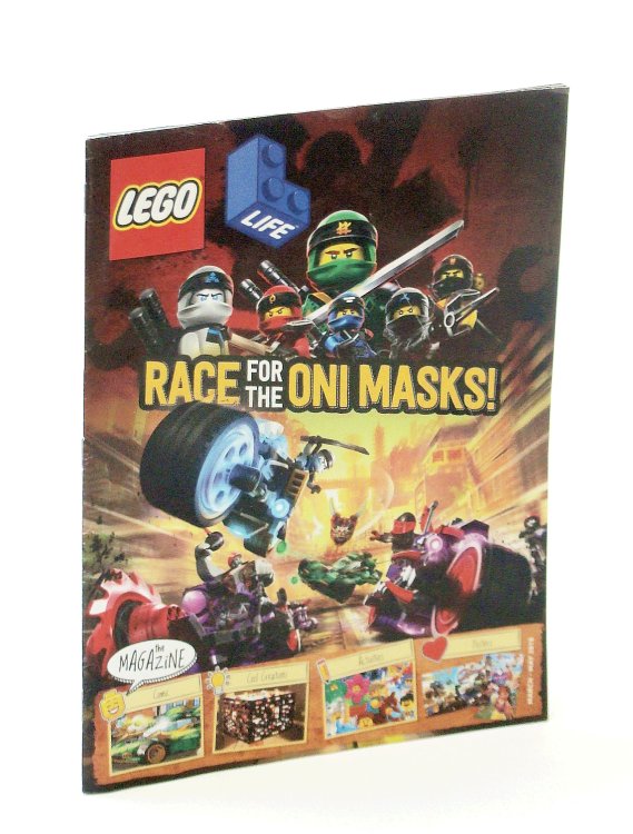 Lego Life Magazine, March - May 2018: Race for the Oni Masks!