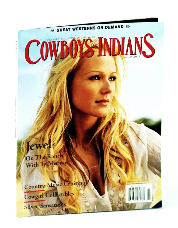 Cowboys and Indians - The Premier Magazine of the West, January [Jan] 2009 - Jewel Cover Photo