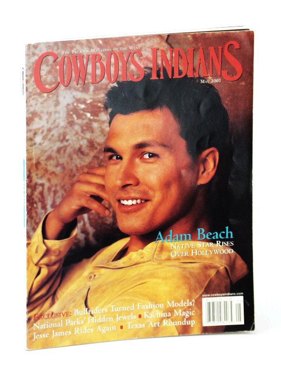Cowboys and Indians - The Premier Magazine of the West, May 2001 - Adam Beach Cover Photo