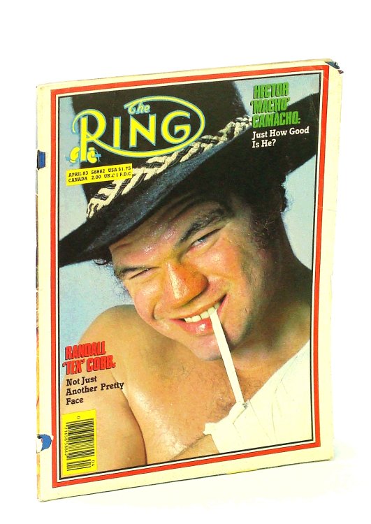 The Ring (Magazine] - The Bible of Boxing, April 1983: Randall 'Tex' Cobb Cover Photo
